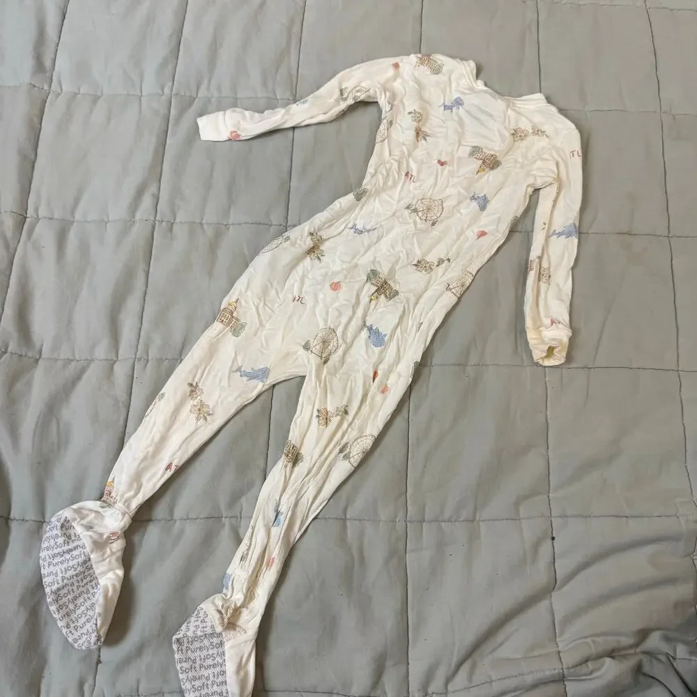 PurelySoft Carter's 18 Months Footie Zippy Sleeper Bamboo ATL Atlanta Print